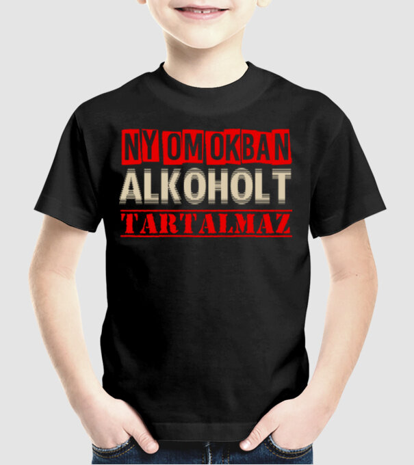  minta fekete pólón