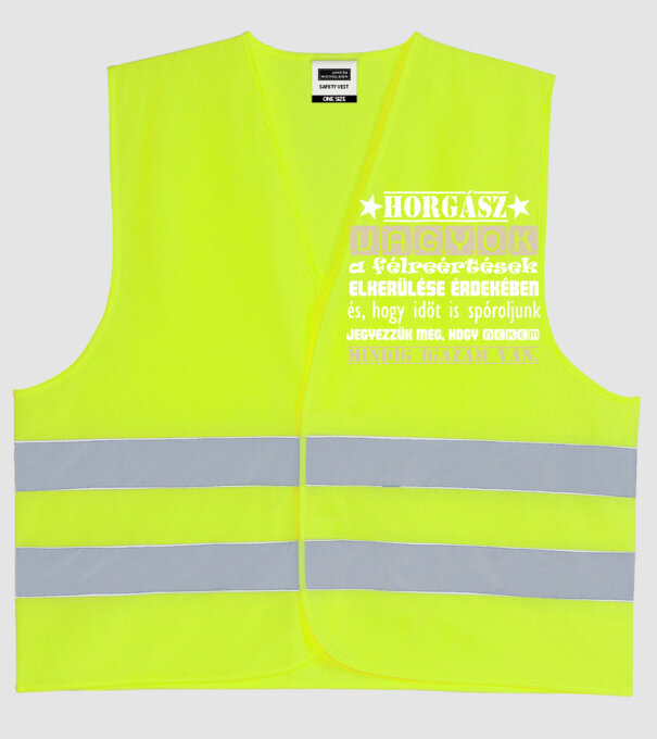  minta neonsárga pólón