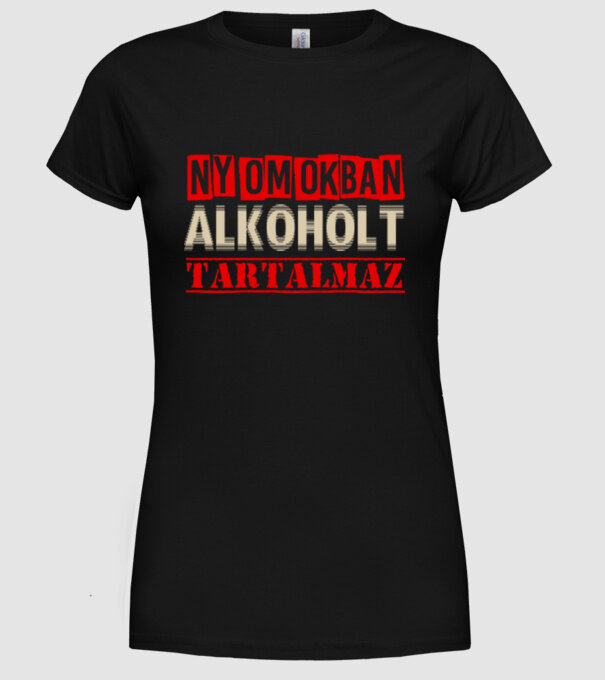  minta fekete pólón