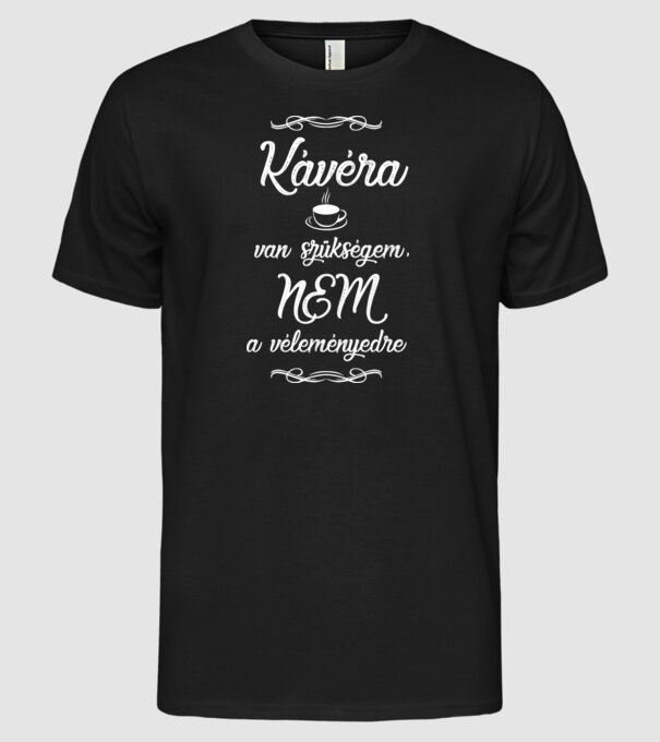  minta fekete pólón