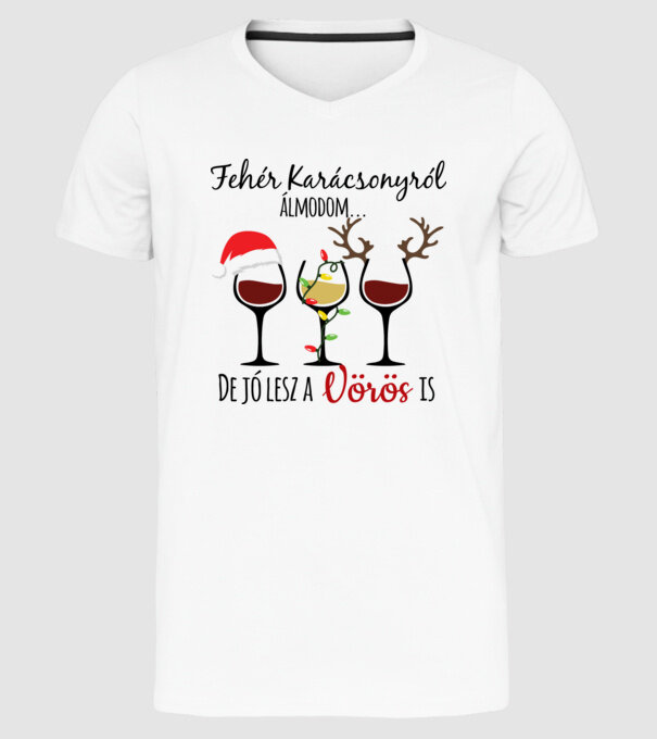  minta fehér pólón