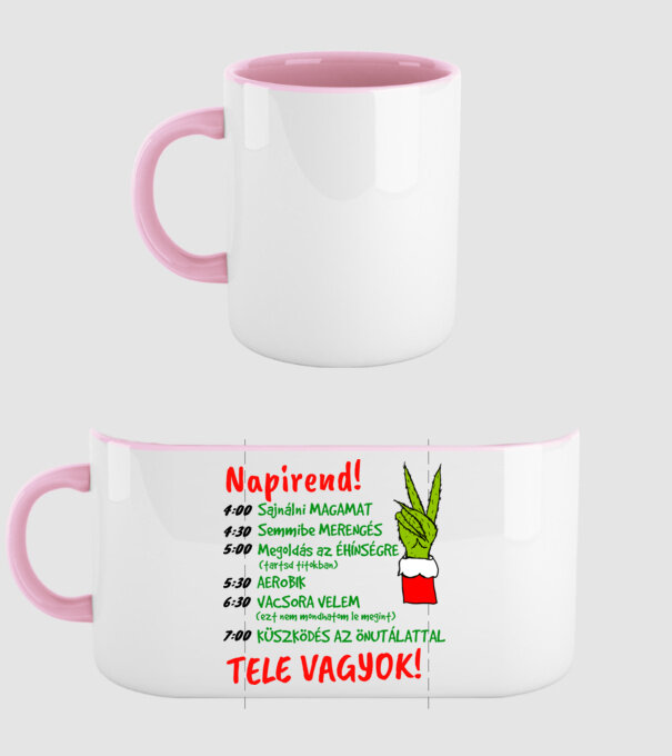  minta világos rózsaszín pólón
