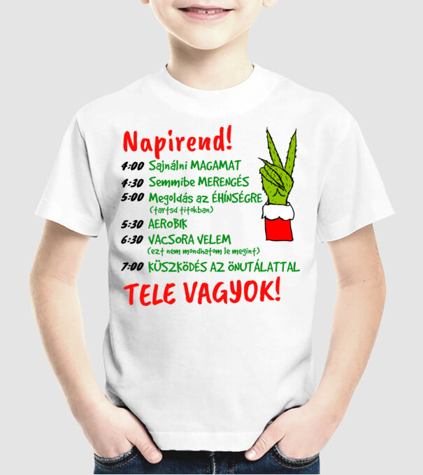  minta fehér pólón