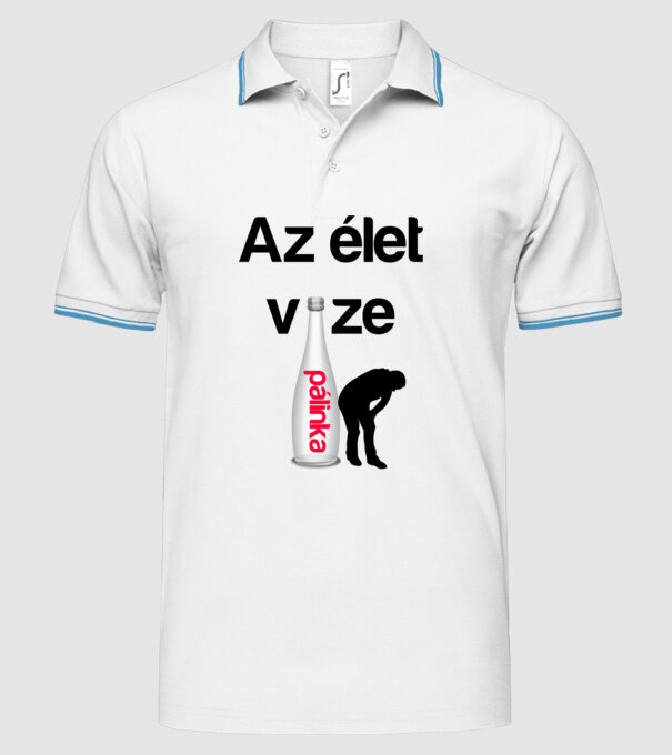  minta fehér pólón