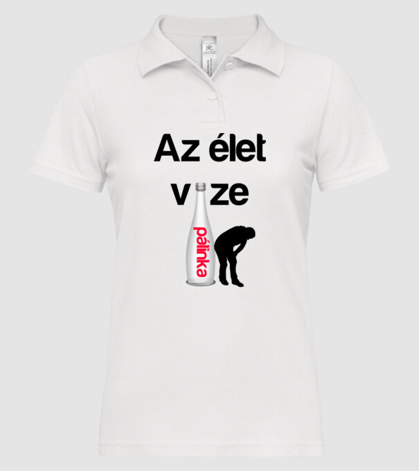  minta fehér pólón