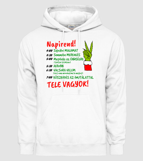  minta fehér pólón