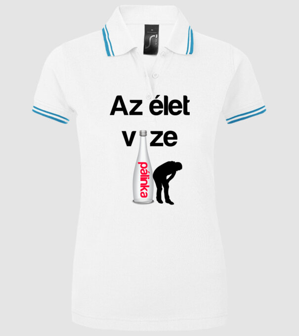 minta fehér pólón