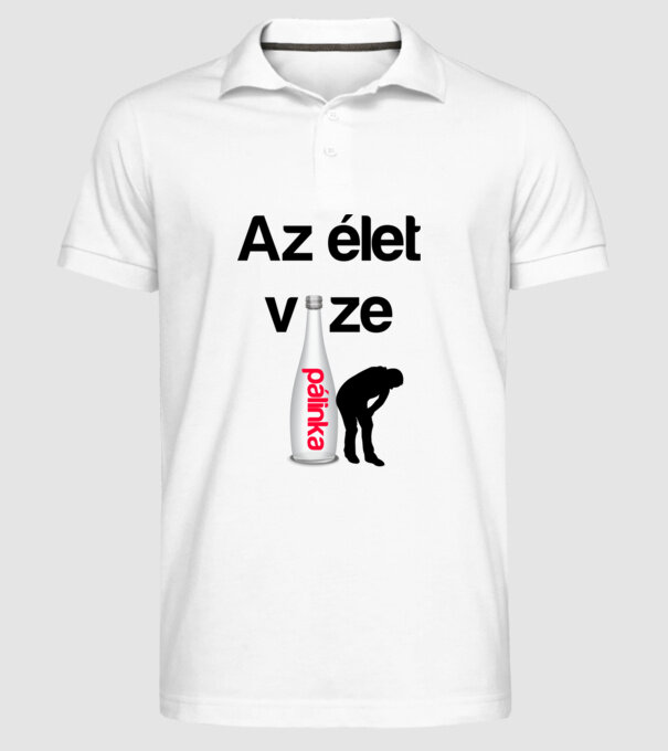  minta fehér pólón