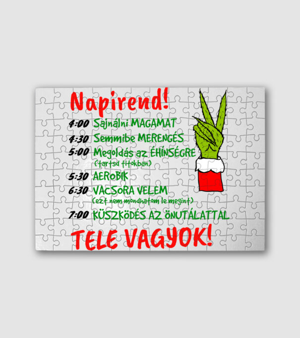  minta fehér pólón