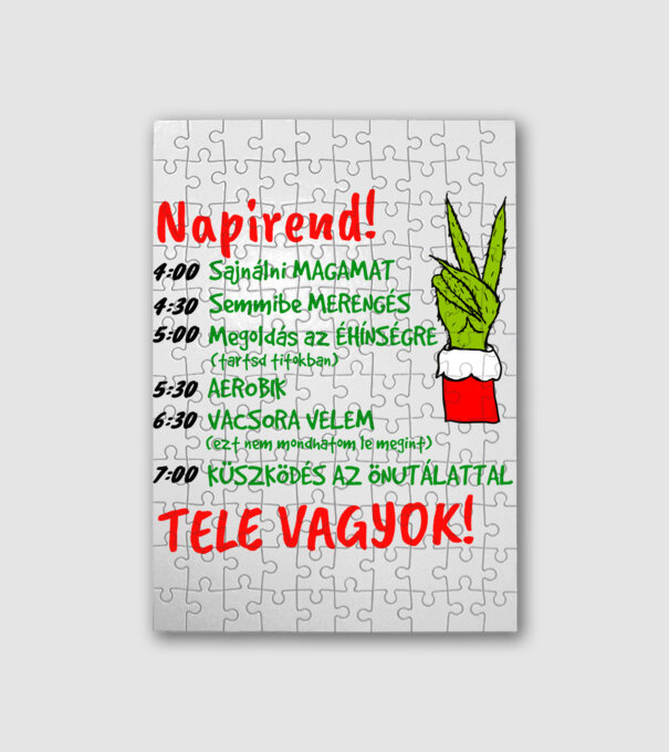  minta fehér pólón