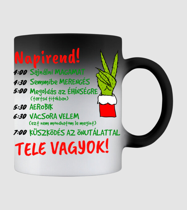  minta fekete pólón