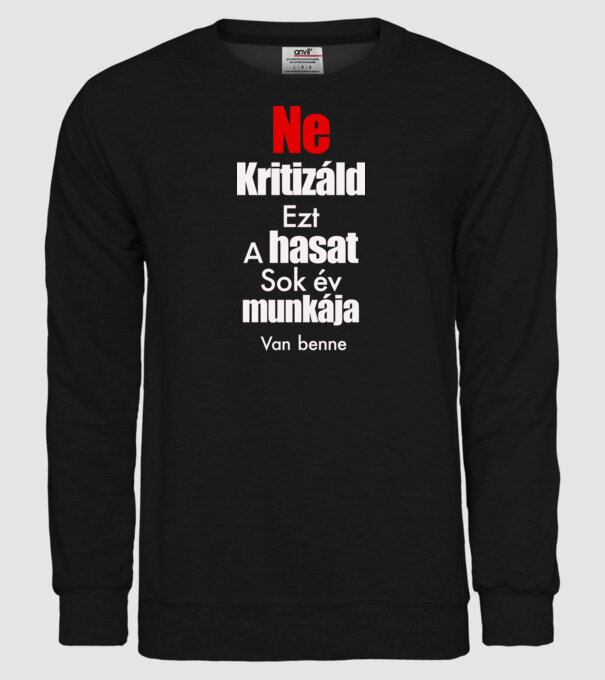  minta fekete pólón