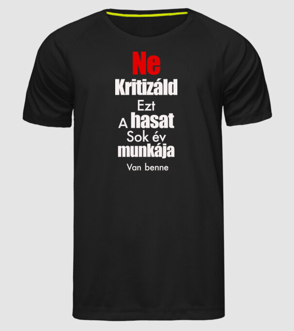  minta fekete pólón