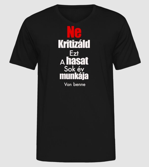  minta fekete pólón